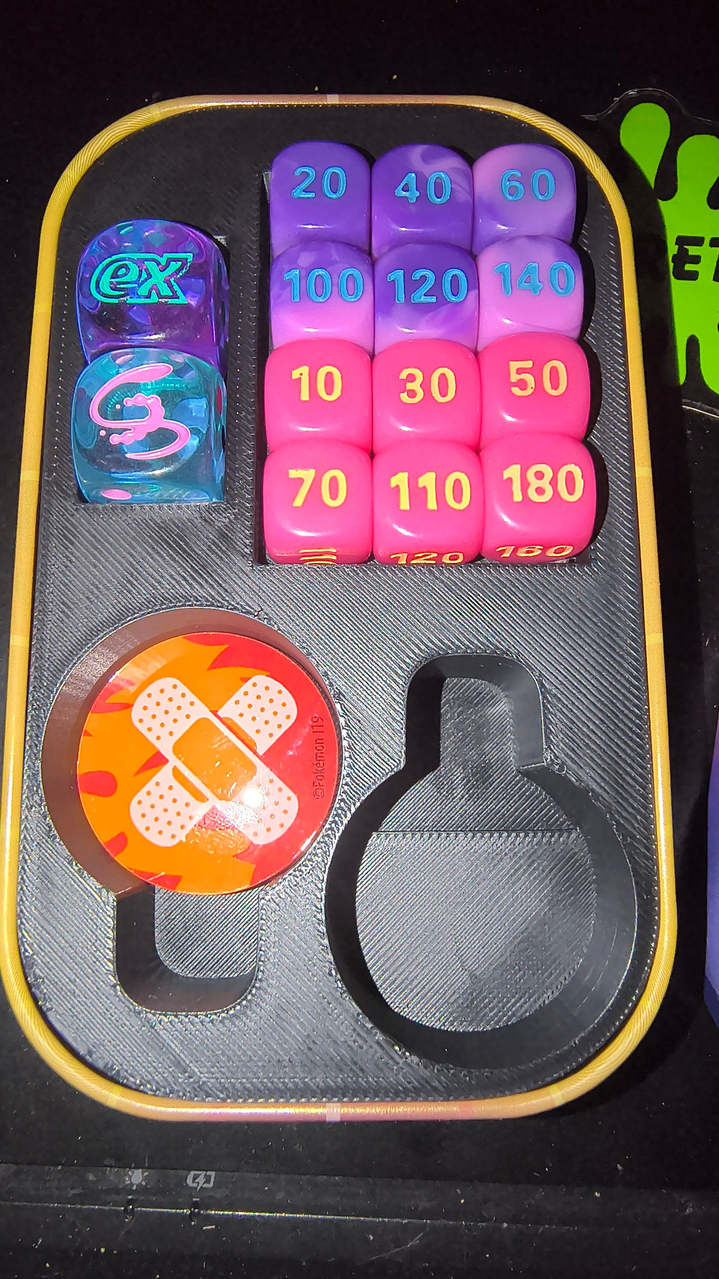 Pkmn Mini Tin with Insert, Dice & Condition Markers