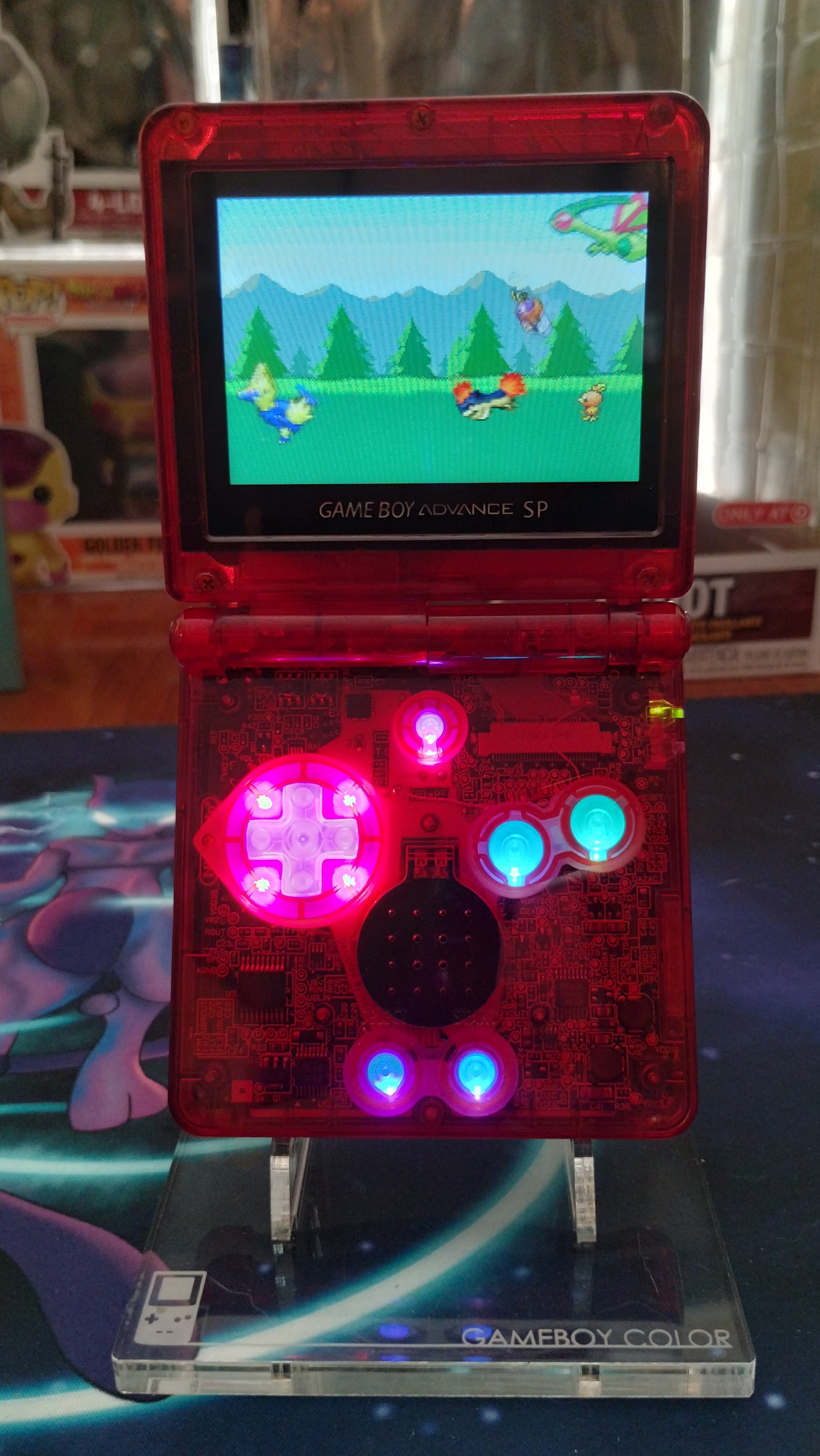 Custom Modded GameBoy Advance SP