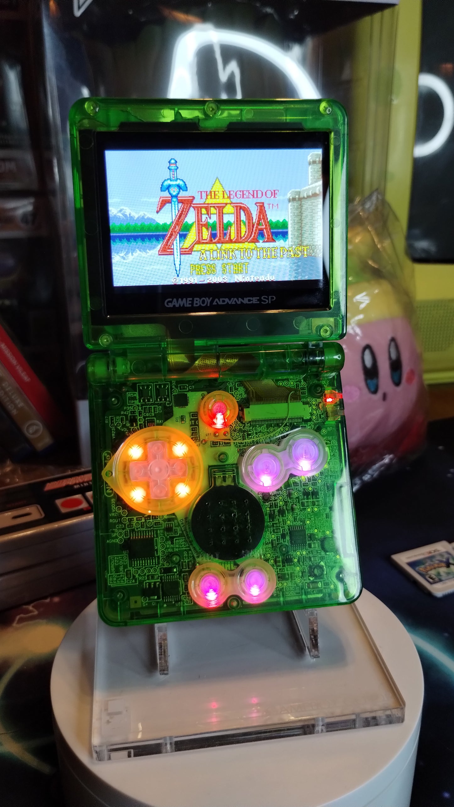 Custom Modded GameBoy Advance SP