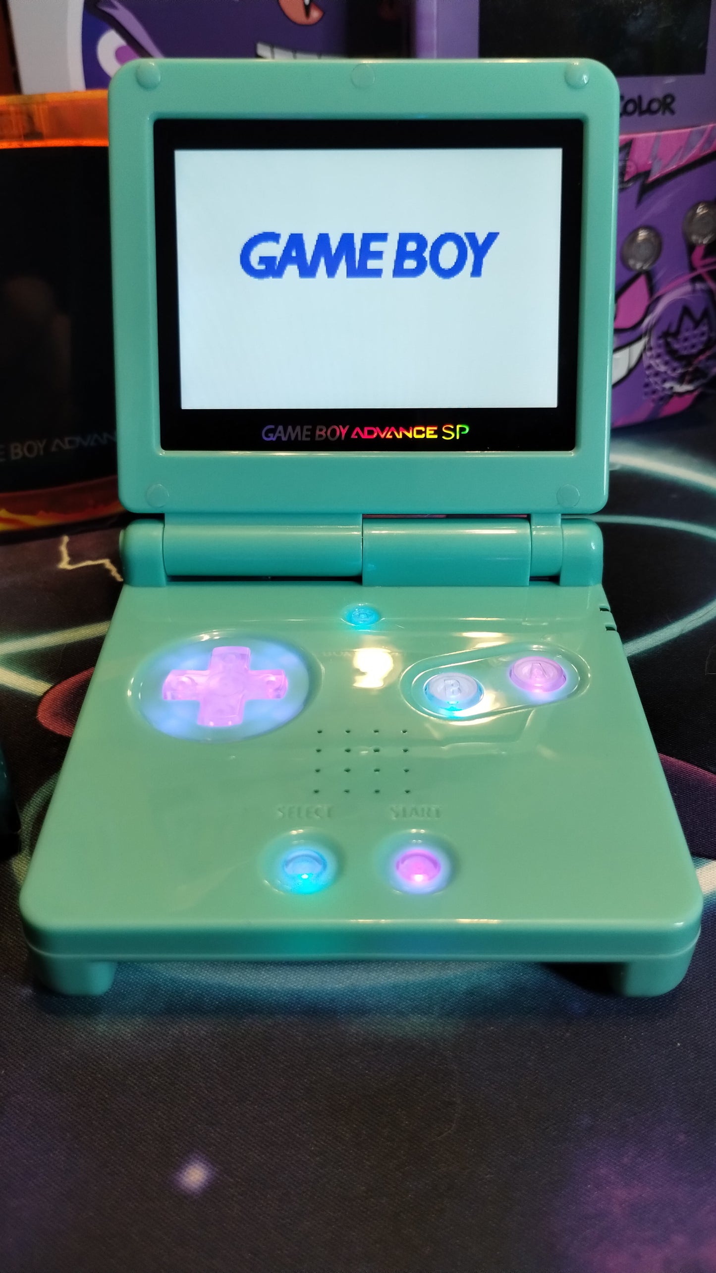 Custom Modded GameBoy Advance SP